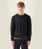 KNITWEAR CAULK SWEATER DARK NAVY | Murphy&Nye KNITWEAR CAULK SWEATER DARK NAVY | Murphy&Nye