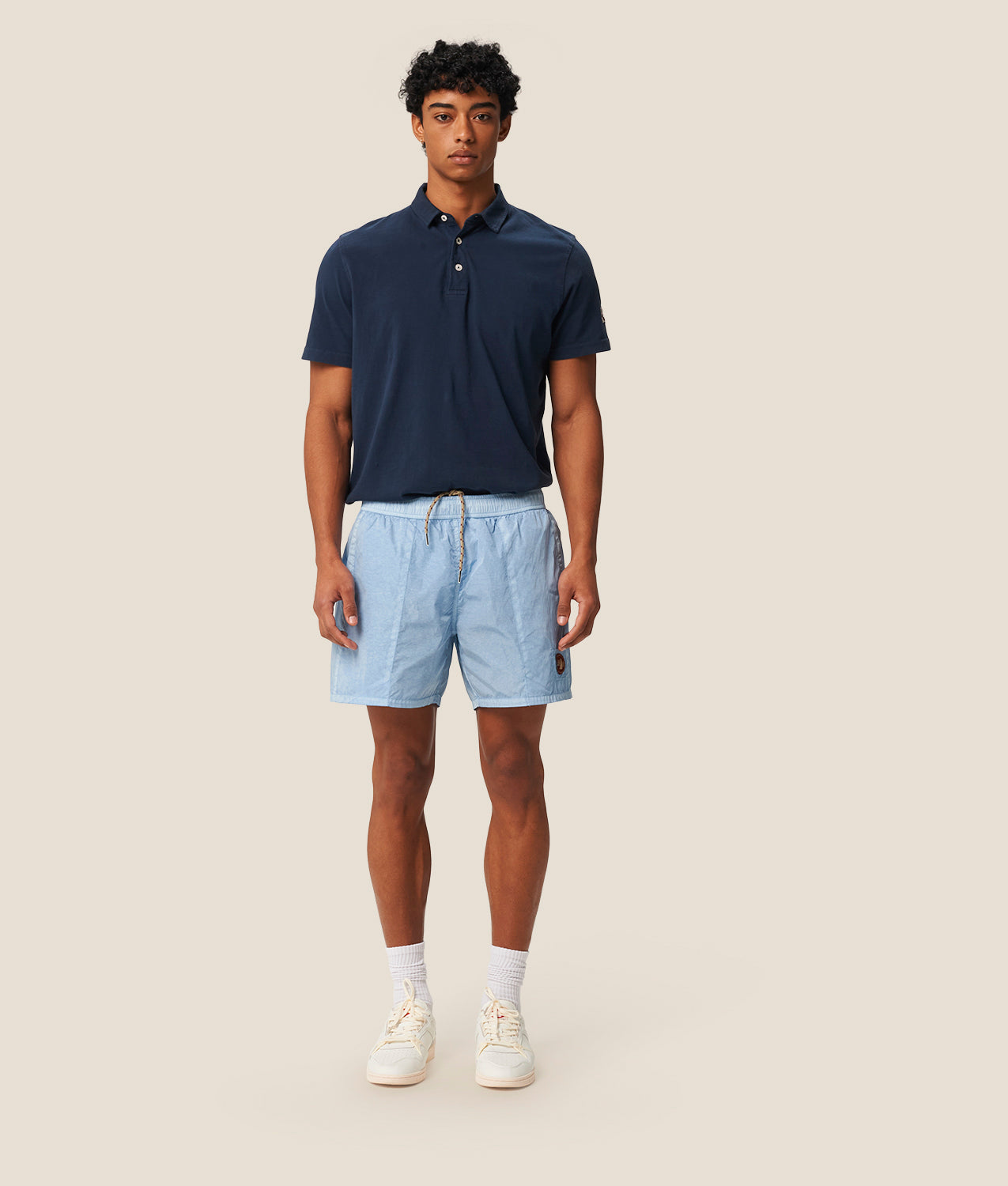 Short De Sport Murphy & Nye Homme Bleu Taille XL - Nylon Léger Pockets