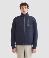 FELPE SHORE SWEATSHIRT - Felpa Full Zip Collo Alto in Scuba BLUE NIGHTS | Murphy&Nye FELPE SHORE SWEATSHIRT - Felpa Full Zip Collo Alto in Scuba BLUE NIGHTS | Murphy&Nye