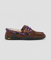 SCARPE DECK SHOES - Scarpa da Barca in Suede Suola Vibram® ACAJOU | Murphy&Nye SCARPE DECK SHOES - Scarpa da Barca in Suede Suola Vibram® ACAJOU | Murphy&Nye