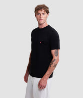 T-SHIRTS PIVOT T-SHIRT - Oversized T-Shirt with Sail Logo BLACK | Murphy&Nye T-SHIRTS PIVOT T-SHIRT - Oversized T-Shirt with Sail Logo BLACK | Murphy&Nye
