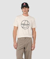 MAGLIETTE EMBOSSED T-SHIRT - T-Shirt Cotone con Grafica Rilievo IVORY | Murphy&Nye MAGLIETTE EMBOSSED T-SHIRT - T-Shirt Cotone con Grafica Rilievo IVORY | Murphy&Nye