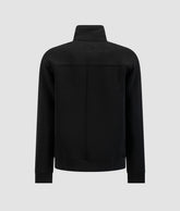 FELPE SHORE SWEATSHIRT - Felpa Full Zip Collo Alto in Scuba JET BLACK | Murphy&Nye FELPE SHORE SWEATSHIRT - Felpa Full Zip Collo Alto in Scuba JET BLACK | Murphy&Nye