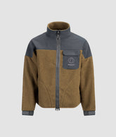 GIACCHE SWELL JACKET - Giacca Invernale in Pile Sherpa BREEN | Murphy&Nye GIACCHE SWELL JACKET - Giacca Invernale in Pile Sherpa BREEN | Murphy&Nye