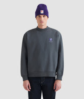 FELPE DREDGER SWEATSHIRT - Felpa Girocollo in Cotone Garzato DARK SHADOW | Murphy&Nye FELPE DREDGER SWEATSHIRT - Felpa Girocollo in Cotone Garzato DARK SHADOW | Murphy&Nye