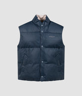 GIACCHE GAUGE VEST - Smanicato Reversibile Cotone Gommato BLUE NIGHTS | Murphy&Nye GIACCHE GAUGE VEST - Smanicato Reversibile Cotone Gommato BLUE NIGHTS | Murphy&Nye