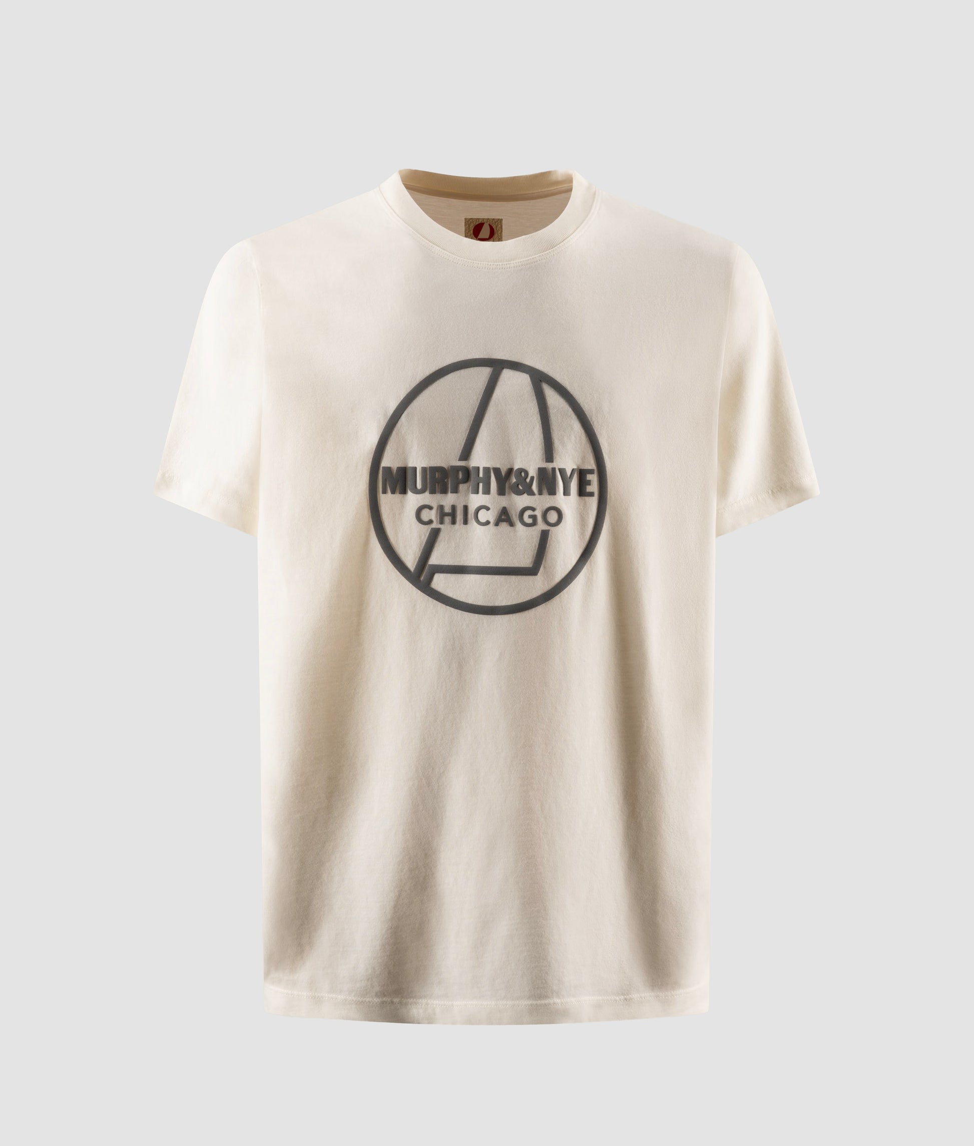 T-SHIRTS EMBOSSED T-SHIRT IVORY | Murphy&Nye