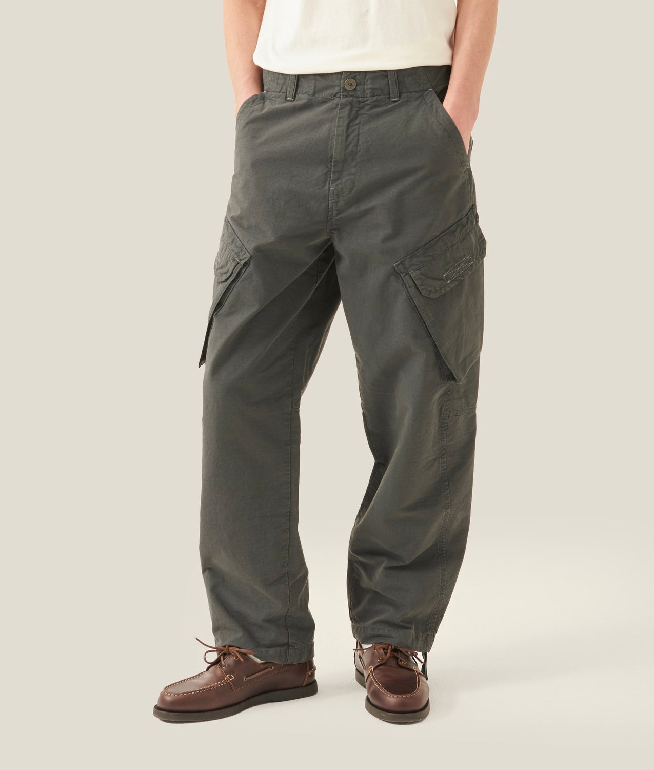 TROUSERS MARINE TROUSERS ANTHRACITE DARK SHADOW | Murphy&Nye