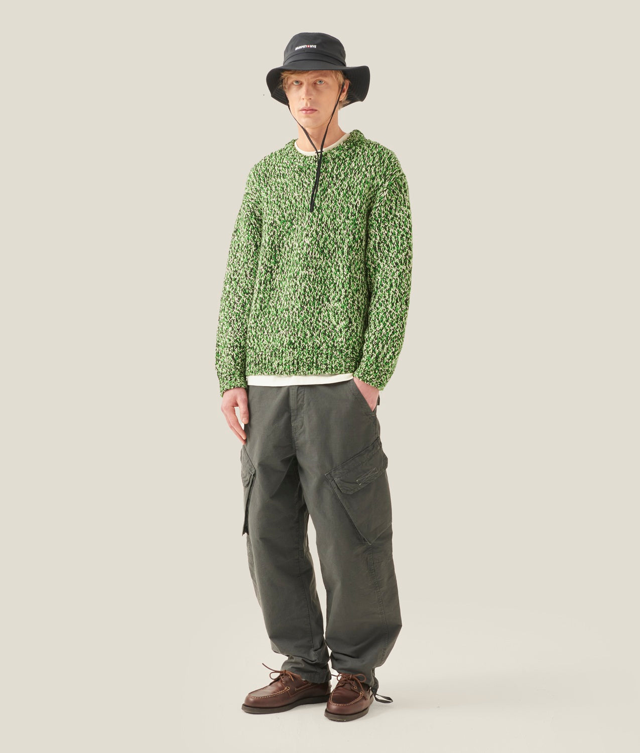 TROUSERS MARINE TROUSERS ANTHRACITE DARK SHADOW | Murphy&Nye