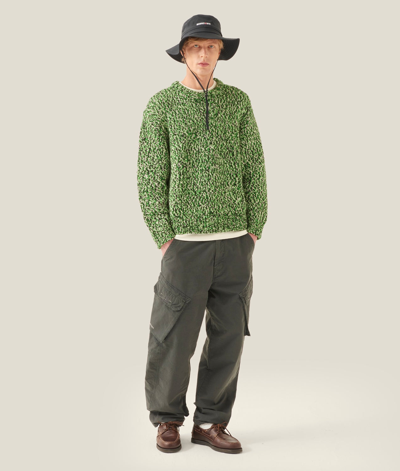 TROUSERS MARINE TROUSERS ANTHRACITE DARK SHADOW | Murphy&Nye
