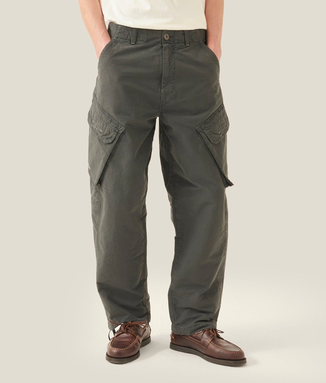 TROUSERS MARINE TROUSERS ANTHRACITE DARK SHADOW | Murphy&Nye