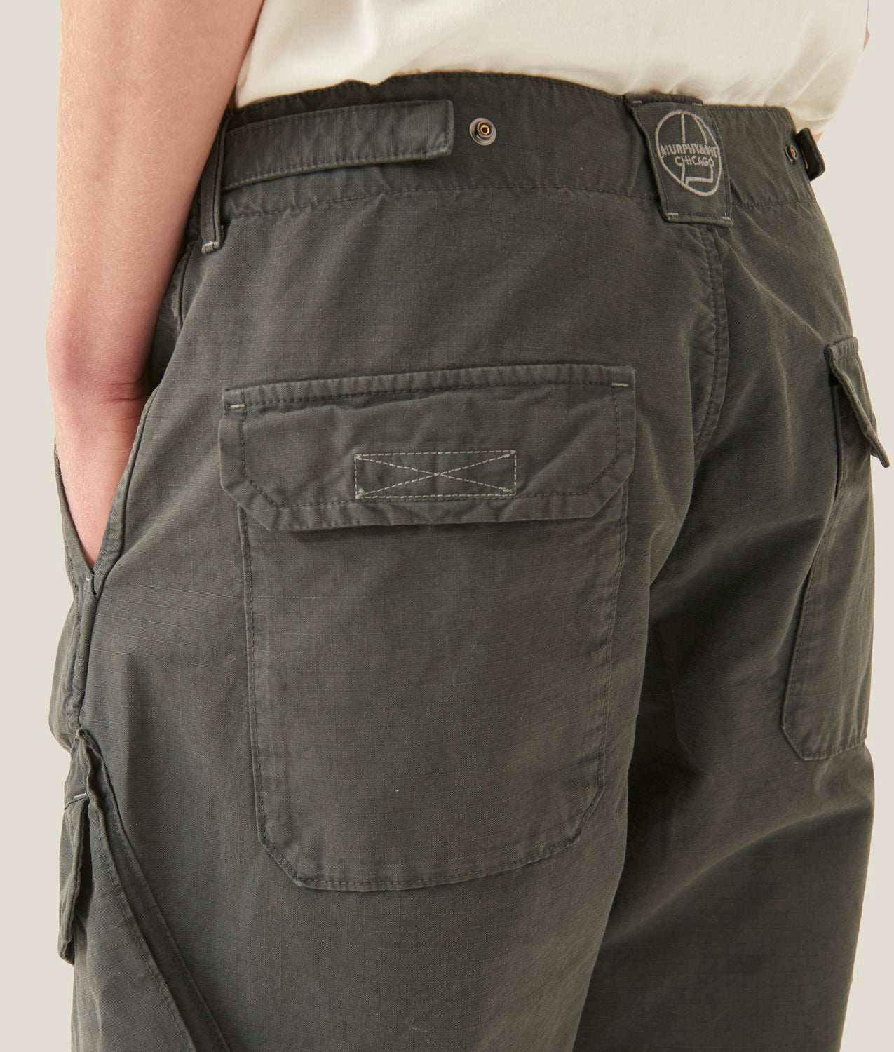 TROUSERS MARINE TROUSERS ANTHRACITE DARK SHADOW | Murphy&Nye