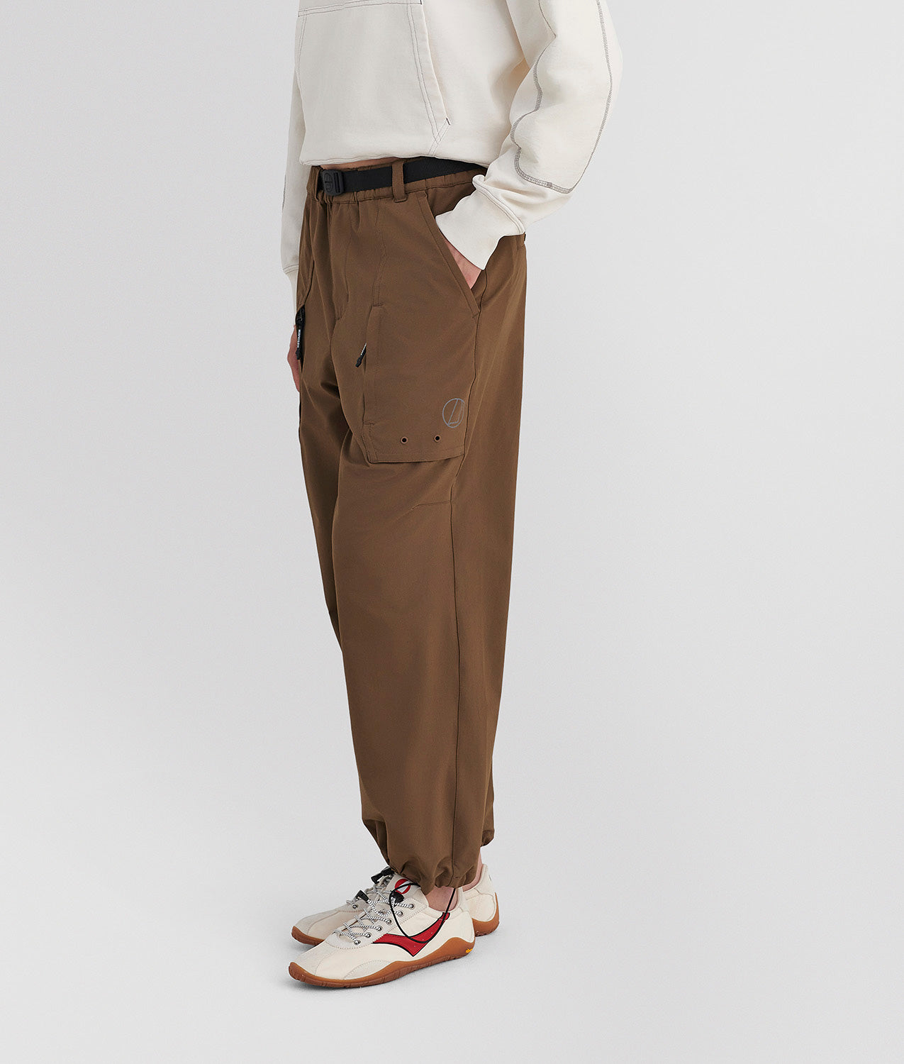 TROUSERS DRUM TROUSERS OTTER | Murphy&Nye