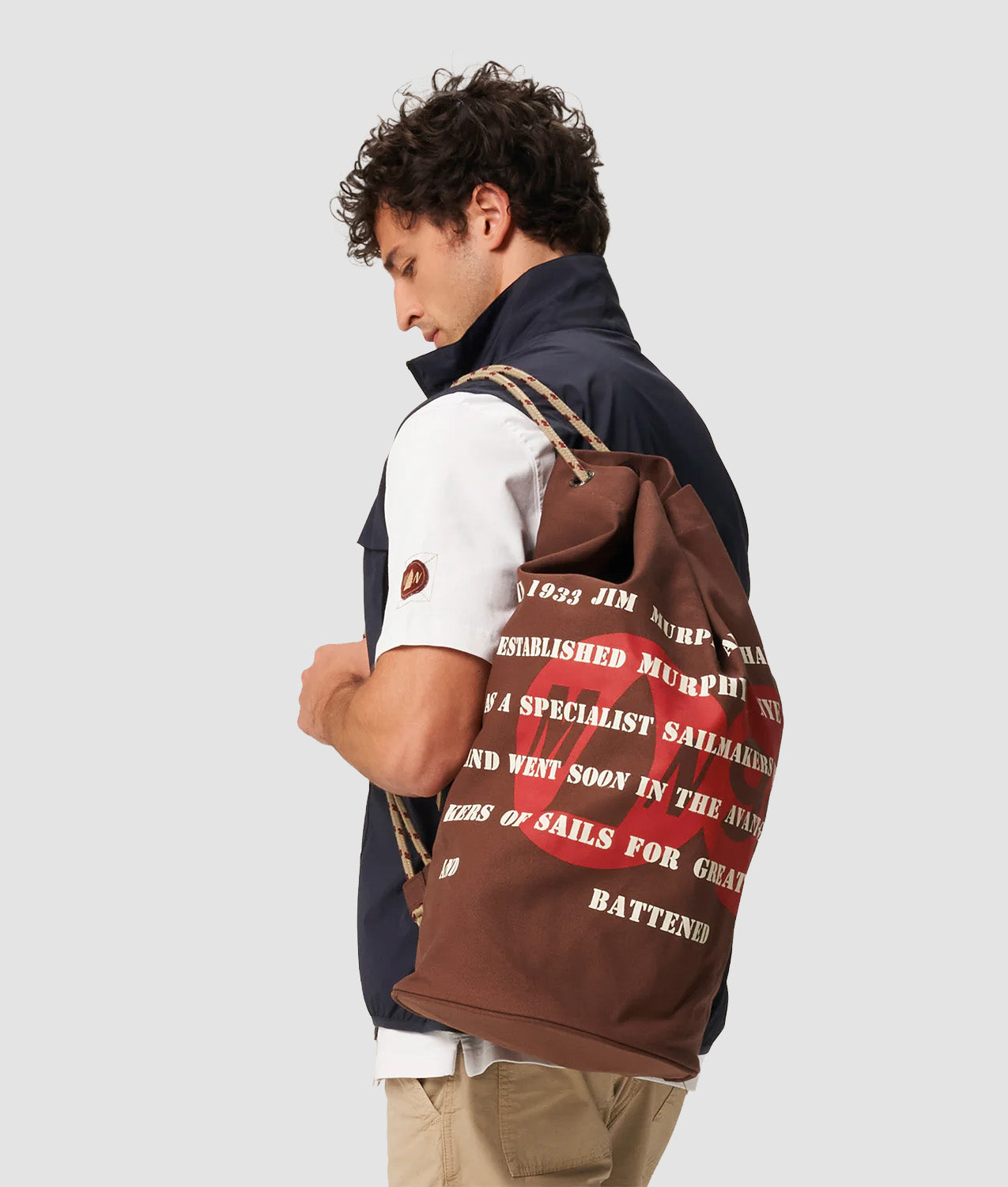 GATE 90TH ANNIVERSARY COTTON DRAWSTRING BAG