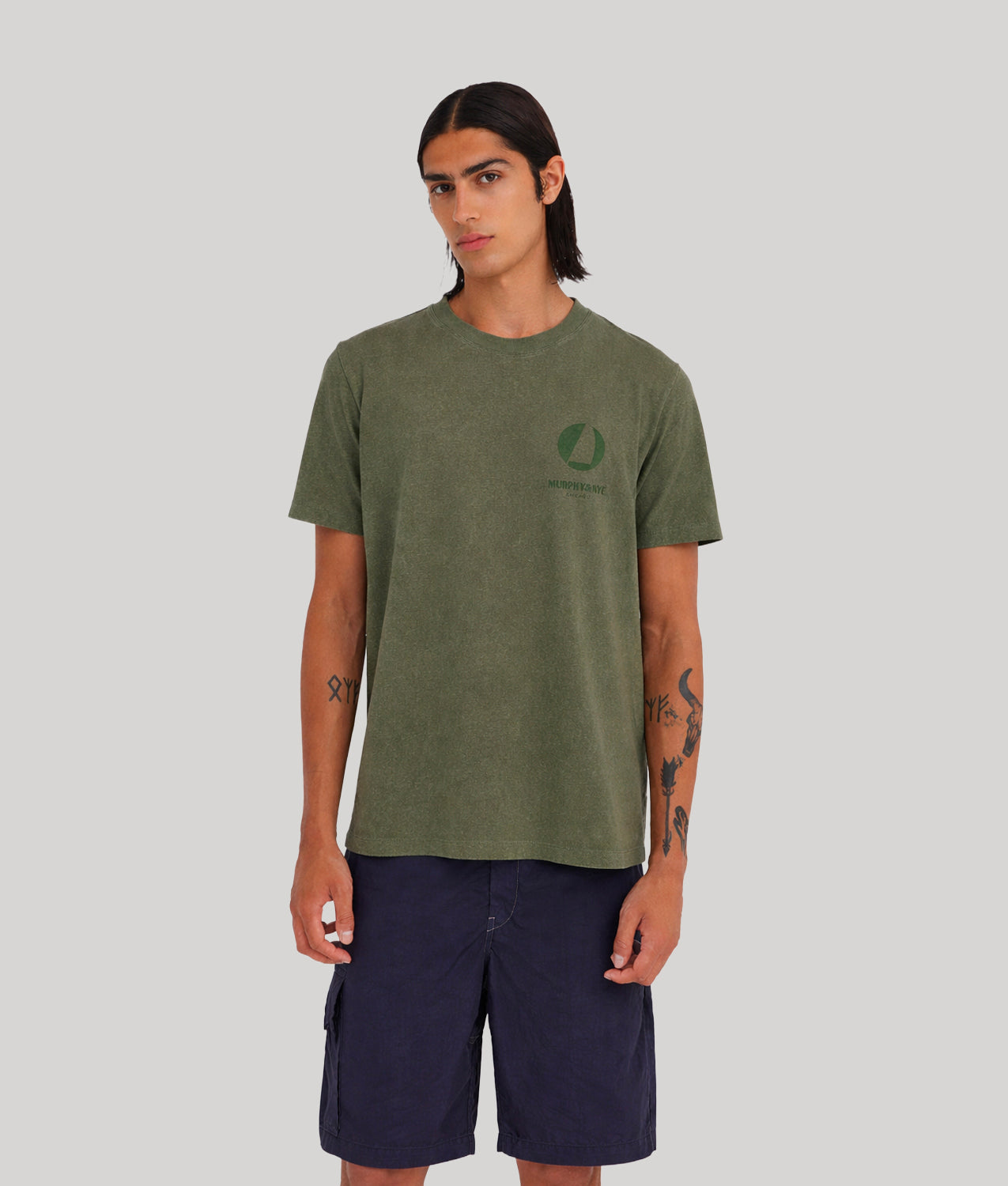 T-SHIRTS TUG T-SHIRT OLIVINE | Murphy&Nye