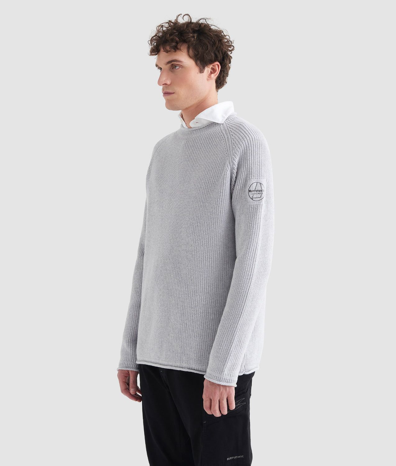 DIAL SWEATER - Maglione Cotone-Lana Raglan