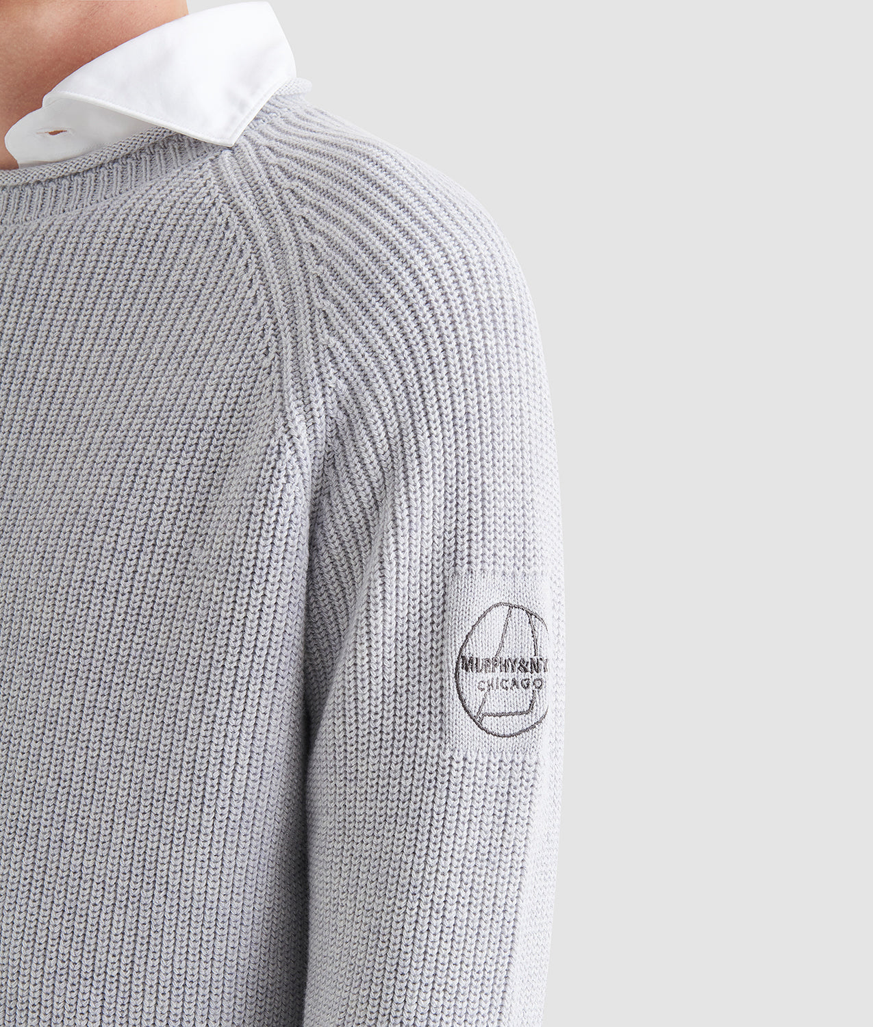 DIAL SWEATER - Maglione Cotone-Lana Raglan