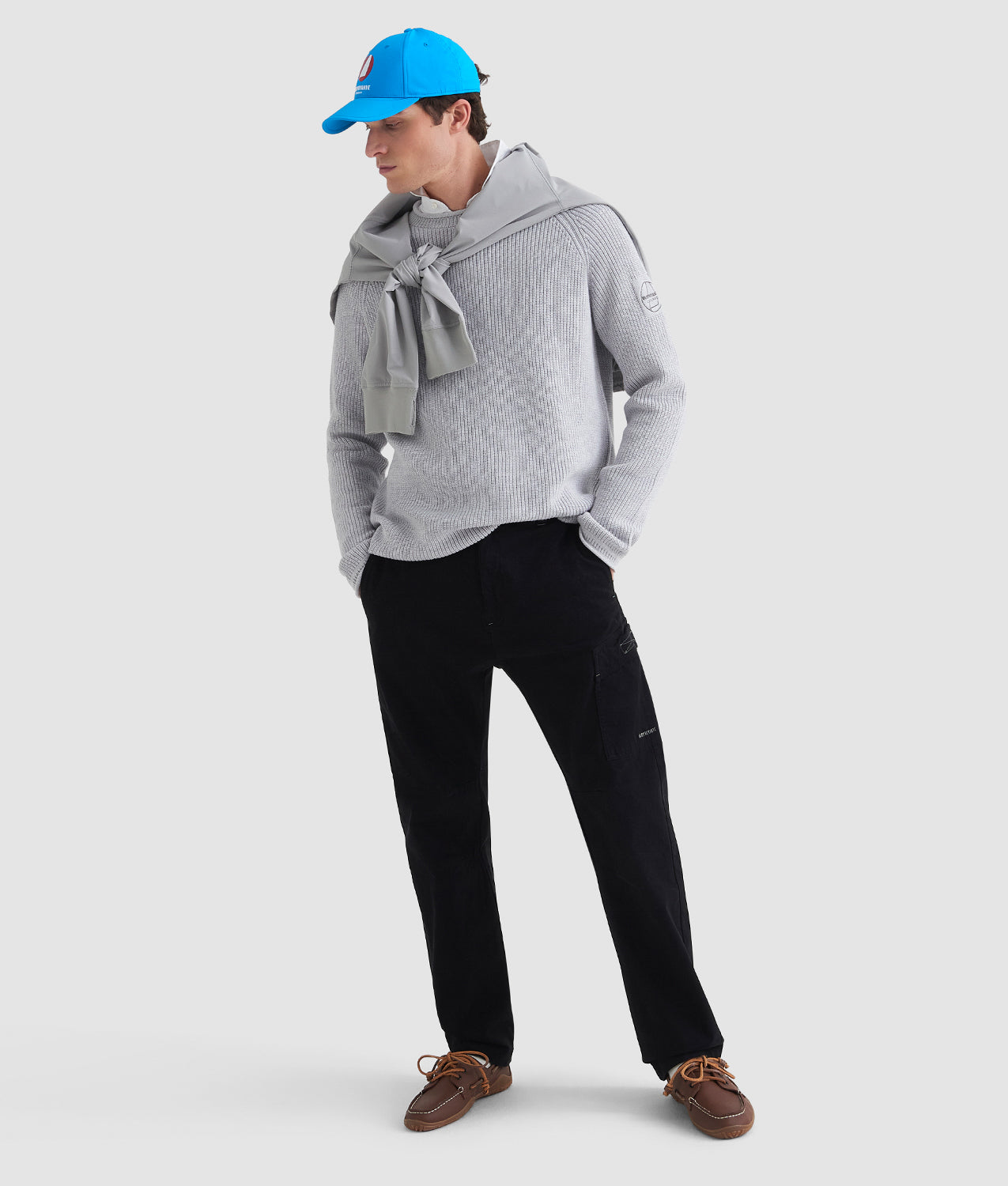 DIAL SWEATER - Maglione Cotone-Lana Raglan