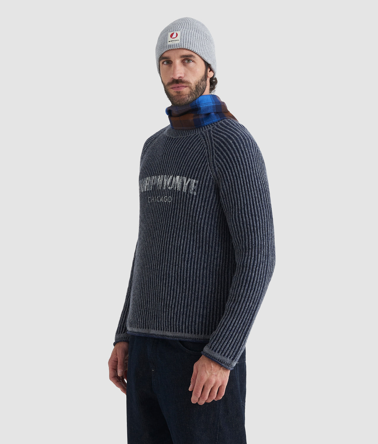 KNITWEAR DIA/1 SWEATER BLUE NIGHTS | Murphy&Nye
