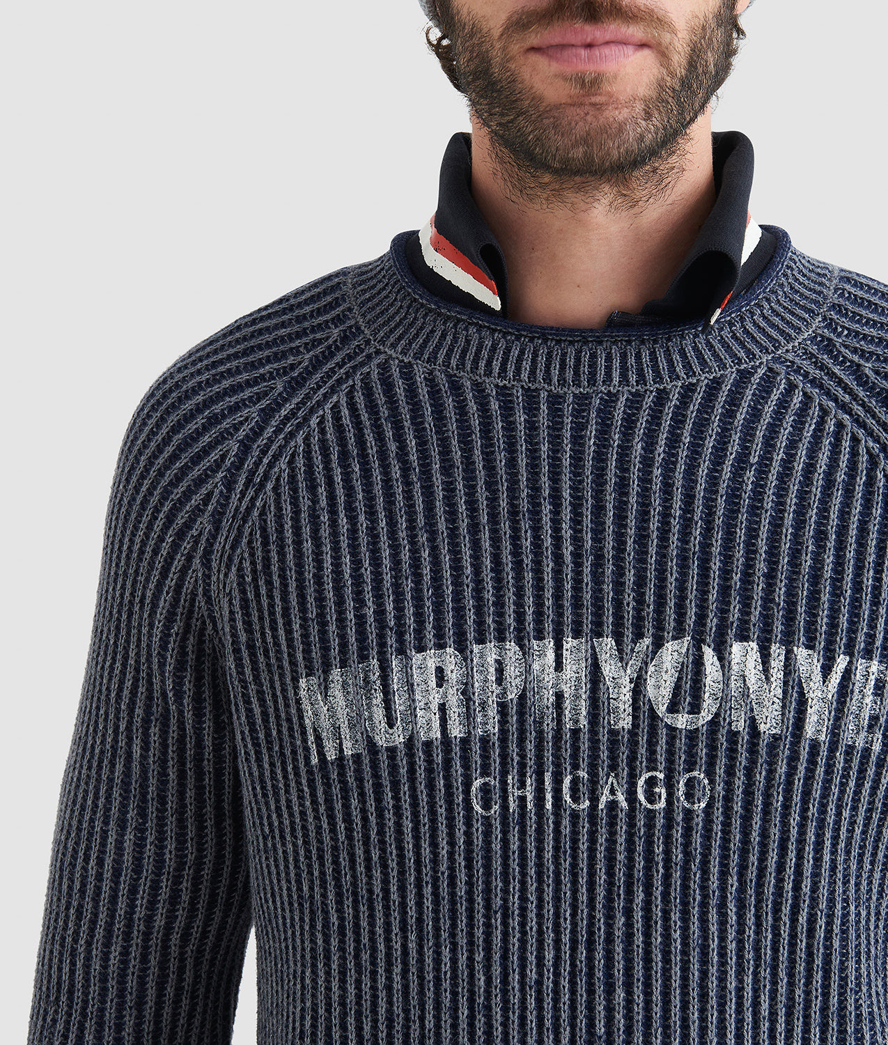 KNITWEAR DIA/1 SWEATER BLUE NIGHTS | Murphy&Nye