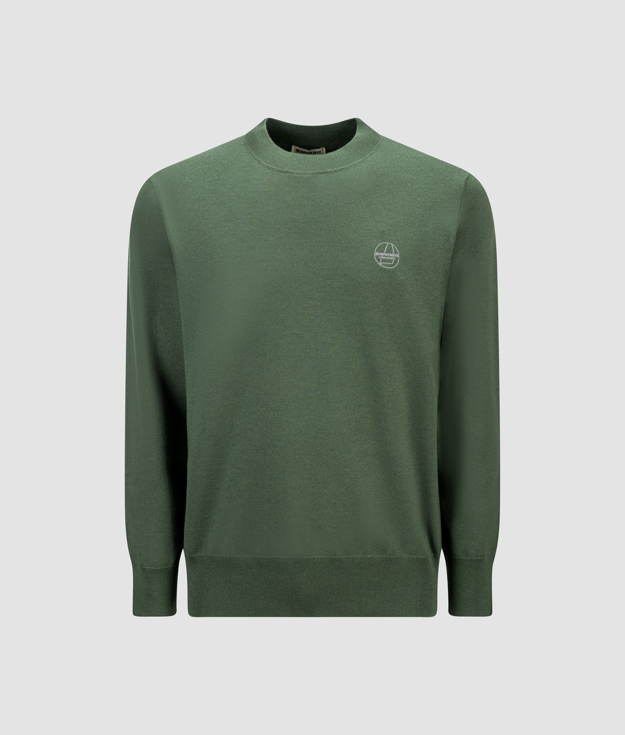 KNITWEAR ENGINE SWEATER BRONZE GRREN | Murphy&Nye