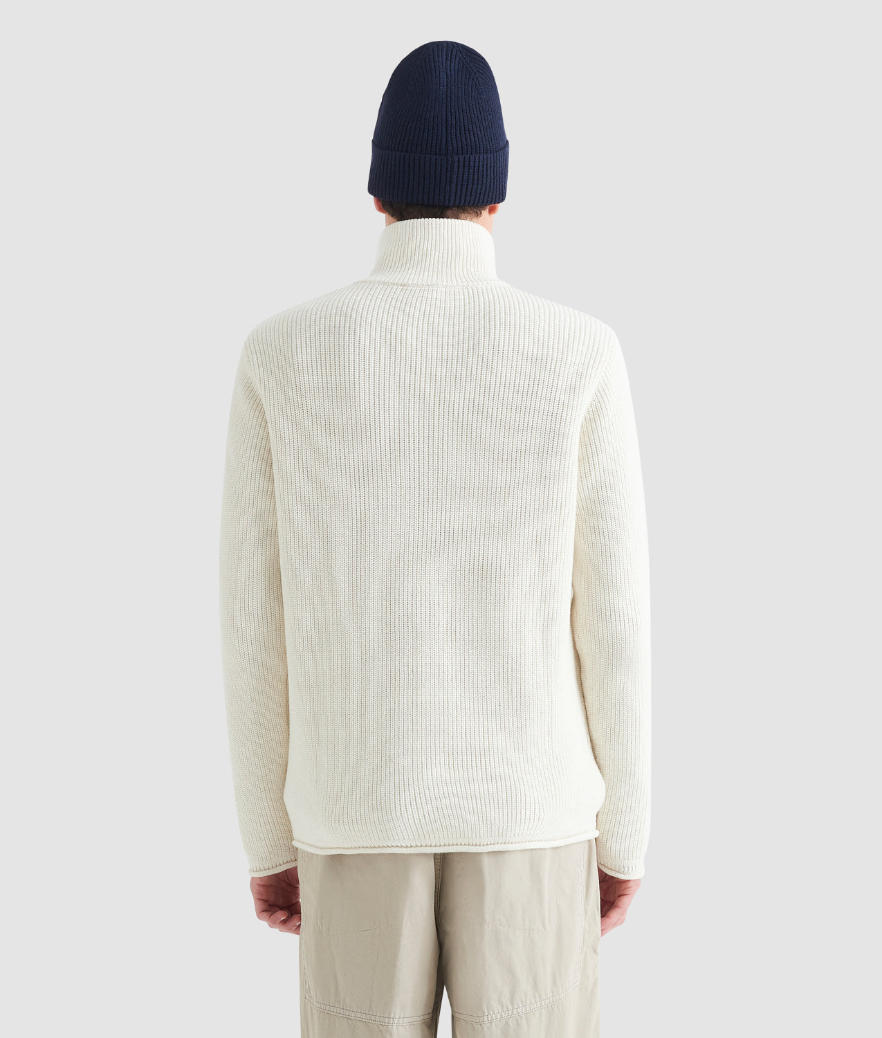 FENDER SWEATER - Maglione Mezza Zip Coste Inglesi