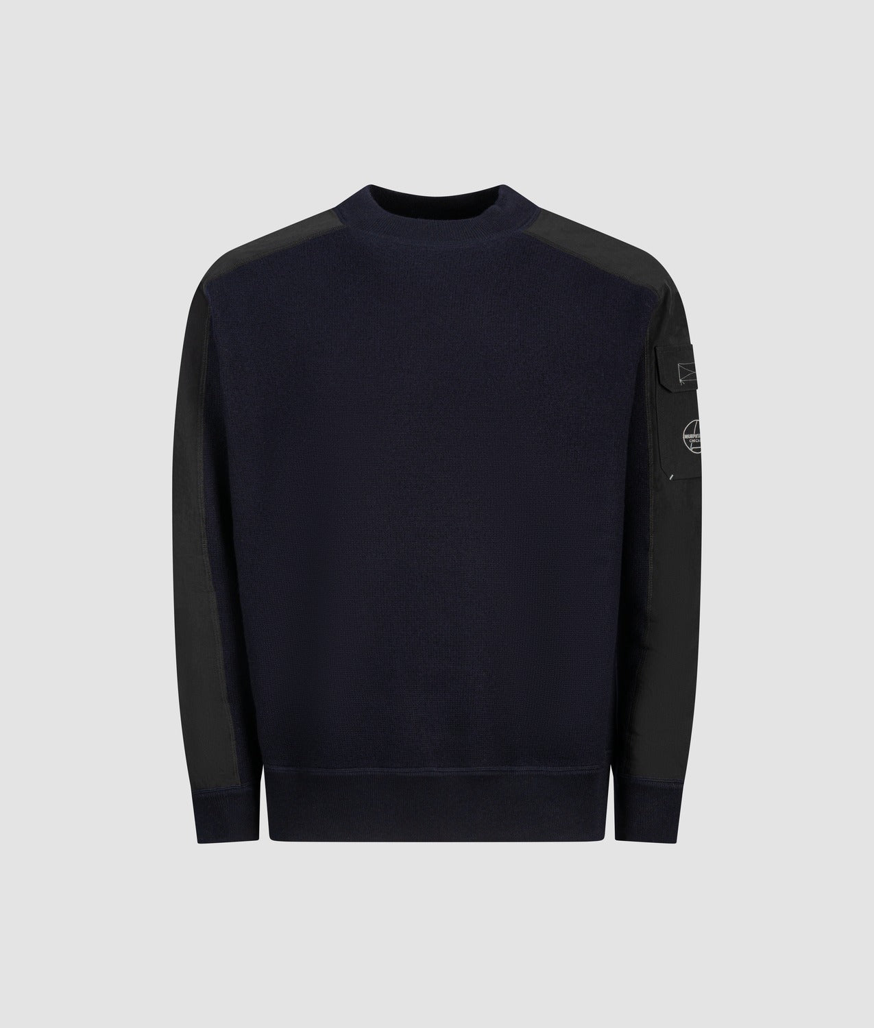 ENSIGN SWEATER - Maglia Rasata con Inserti e Taschino