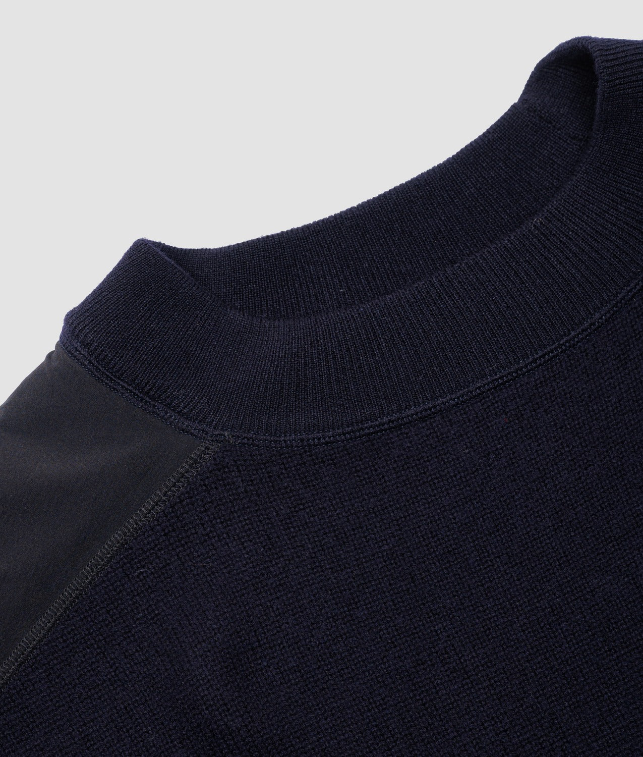 ENSIGN SWEATER - Maglia Rasata con Inserti e Taschino