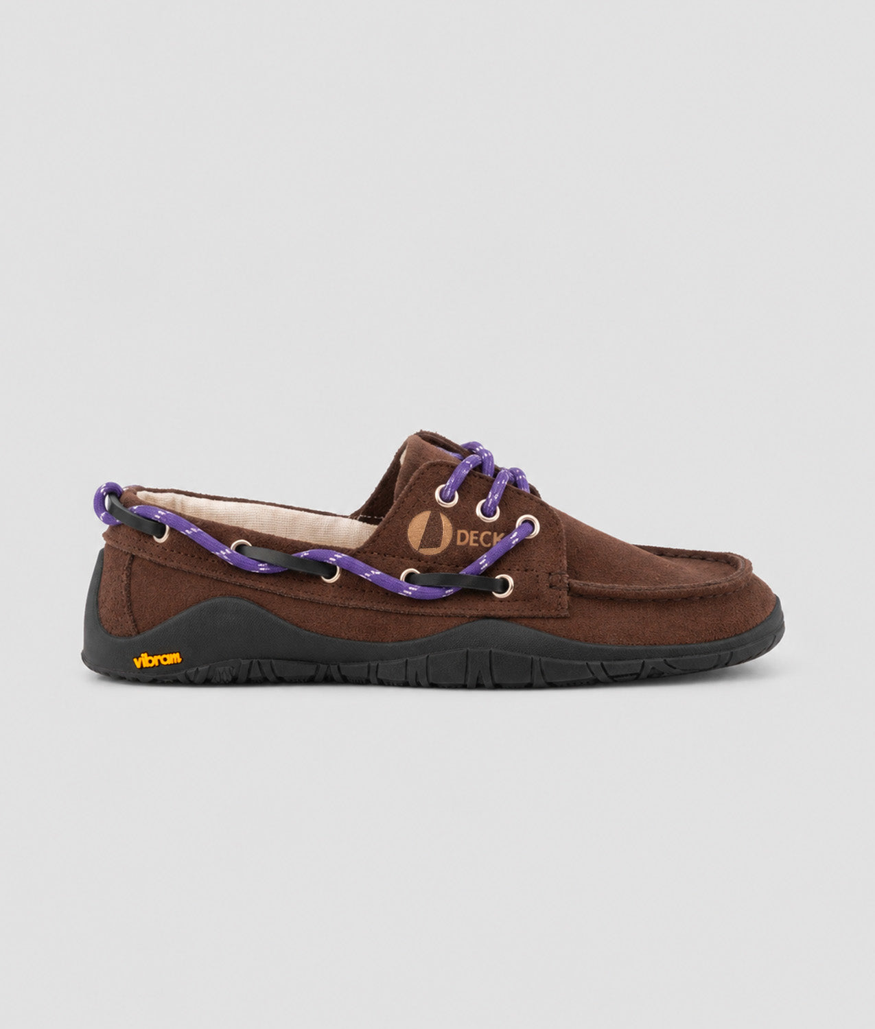 DECK SHOES - Scarpa da Barca in Suede Suola Vibram®