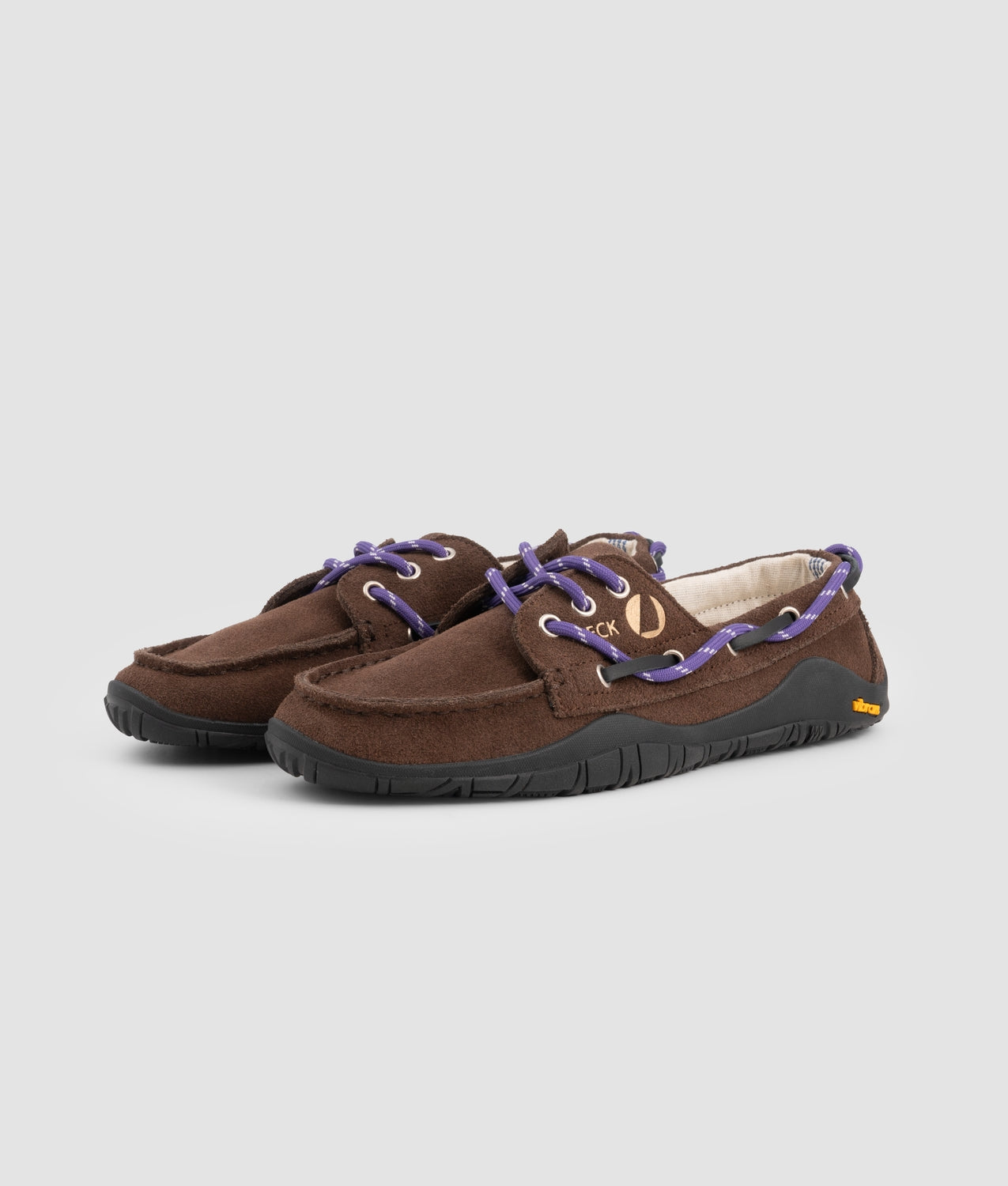 DECK SHOES - Scarpa da Barca in Suede Suola Vibram®
