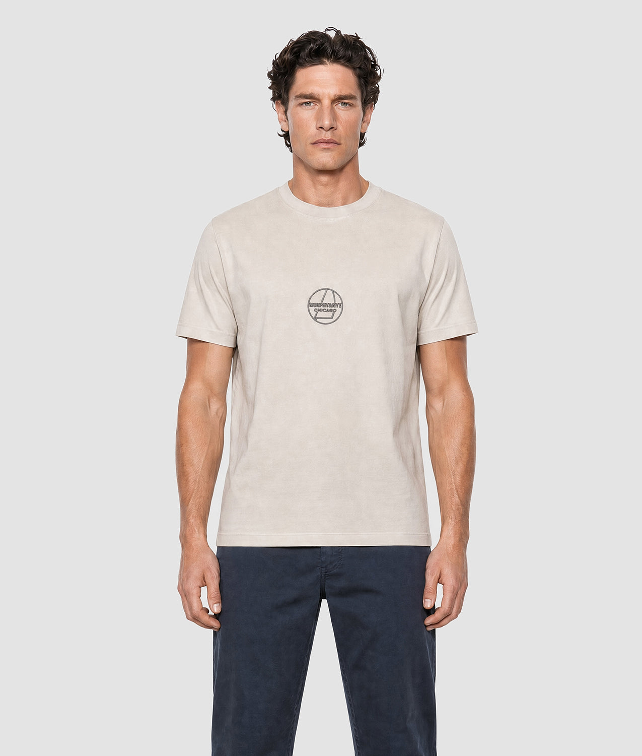 SAIL T-SHIRT - Cotton T-Shirt with Nautical Graphic