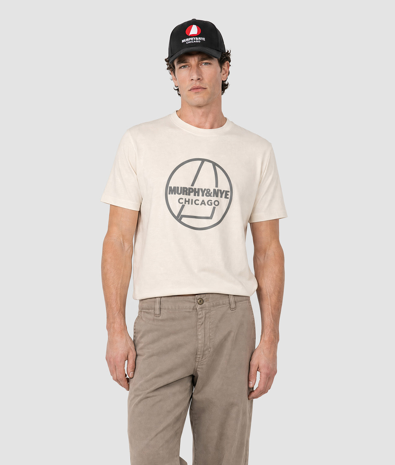 EMBOSSED T-SHIRT - Cotton T-Shirt with Embossed Graphic
